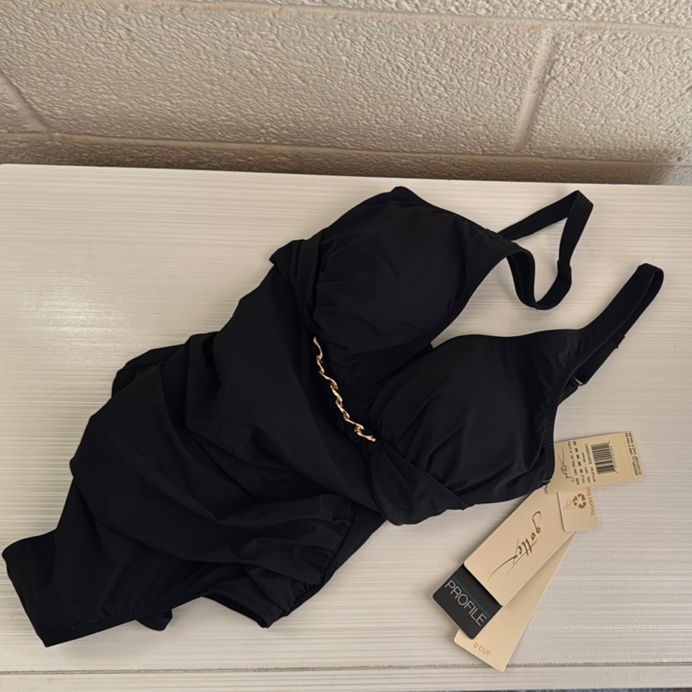 Black One-Piece Swimsuit